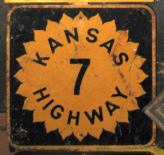 1940s highway marker.