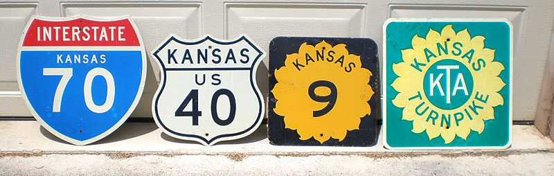 1950s highway marker.