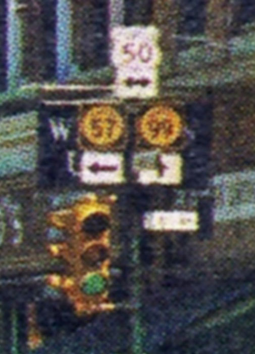 1960s highway marker.