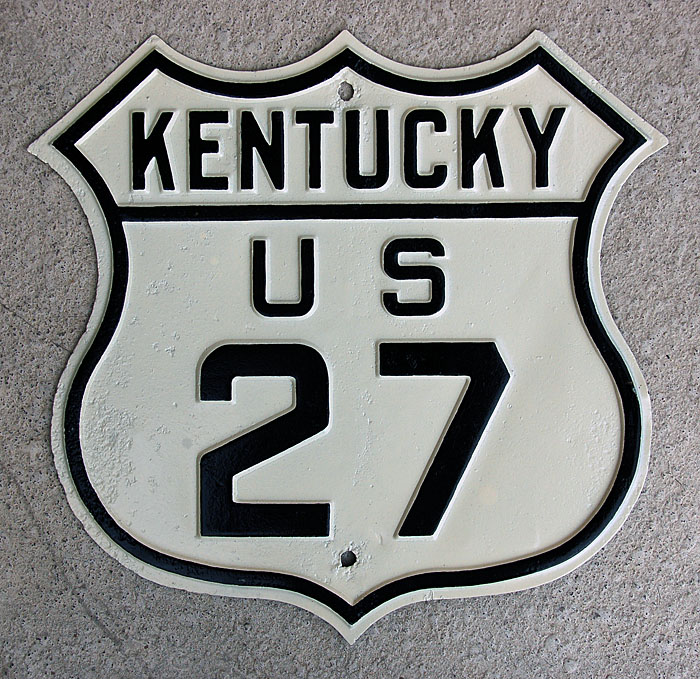 1920s highway marker.