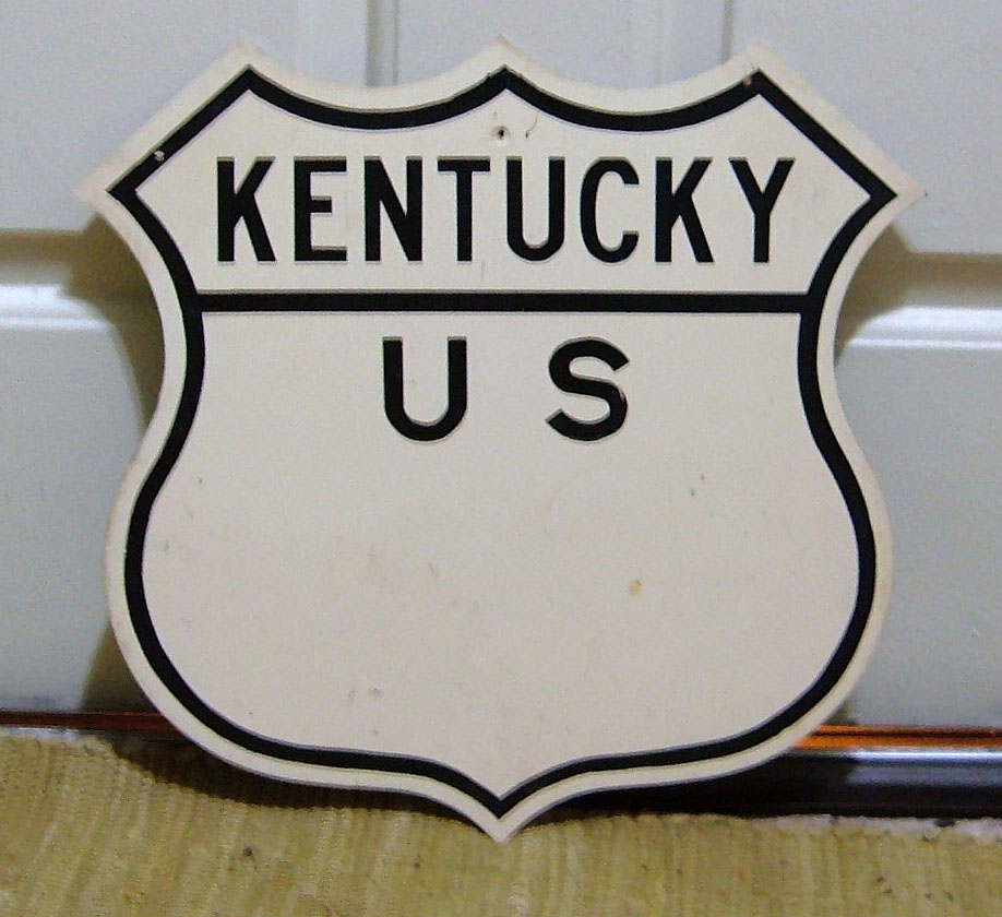 1950s highway marker.