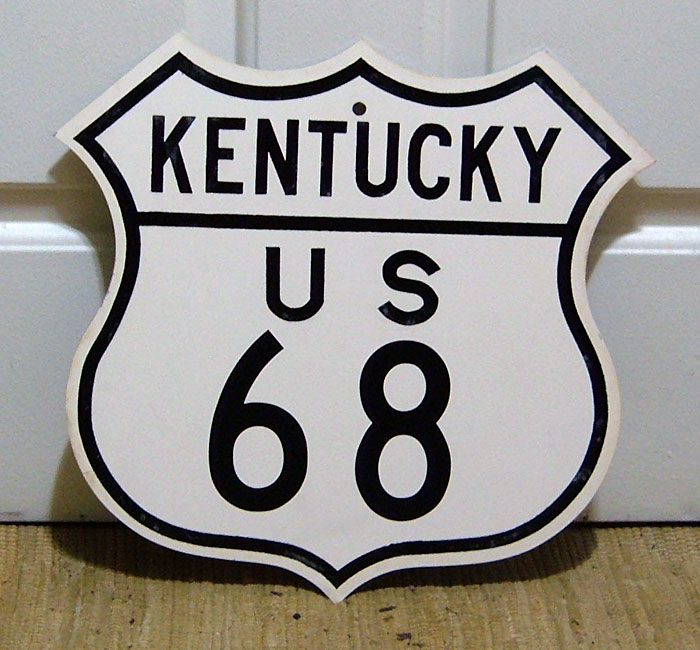 1950s highway marker.