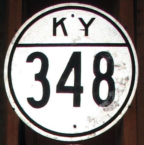 1950s highway marker.