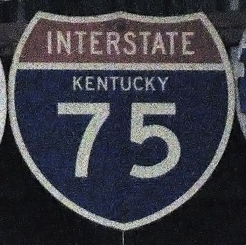 1960s highway marker.