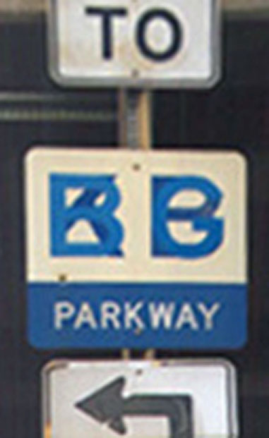 When it opened in 1966, the Bluegrass Parkway was originally called the Kentucky Bluegrass Parkway. The original "KB" signs were changed to "BG".
