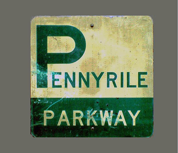 1970s highway marker.