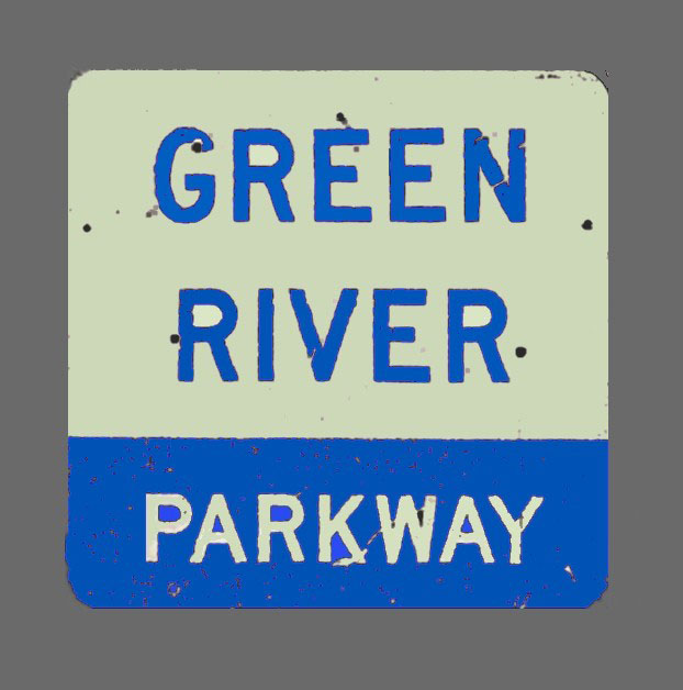 1970s highway marker.