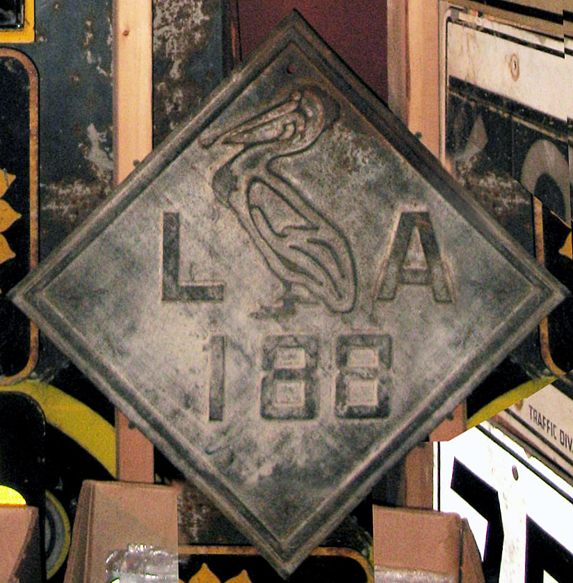 1930s highway marker.