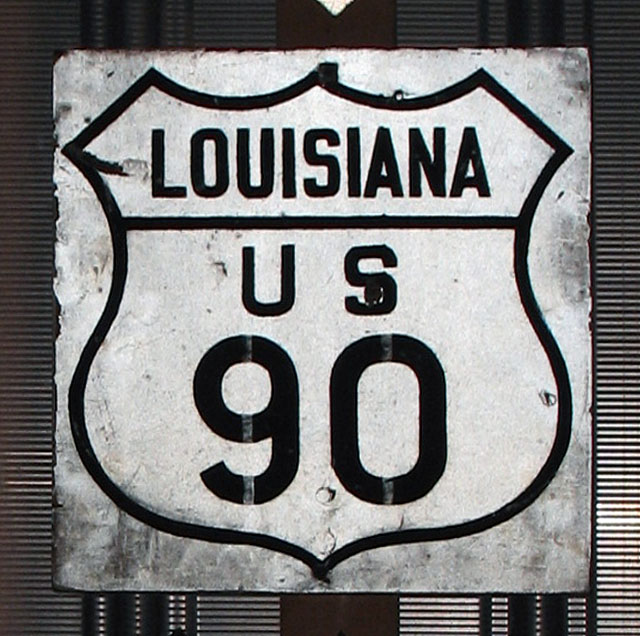 1950s highway marker.