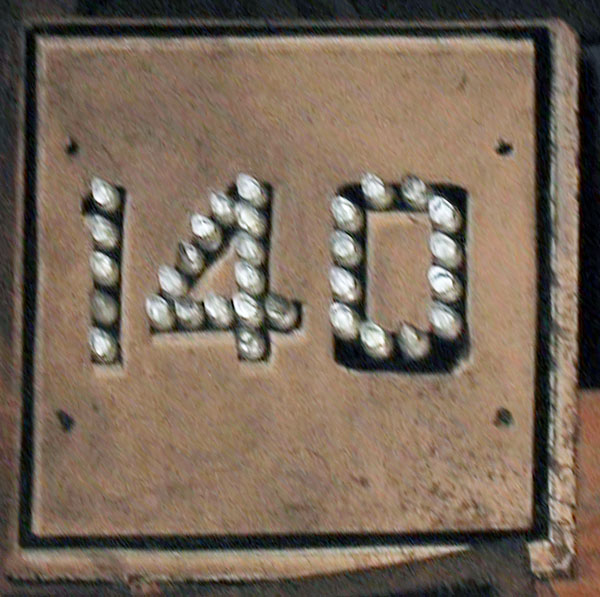 1920s highway marker.