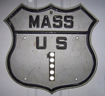 1930s highway marker.