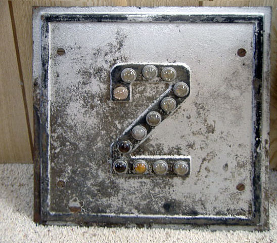 1930s highway marker.