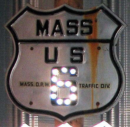 1930s highway marker.
