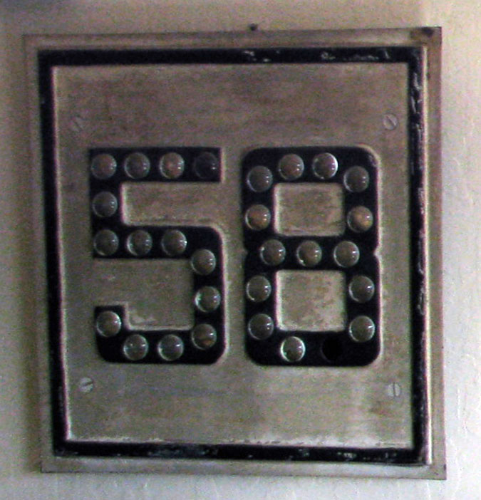 1930s highway marker.
