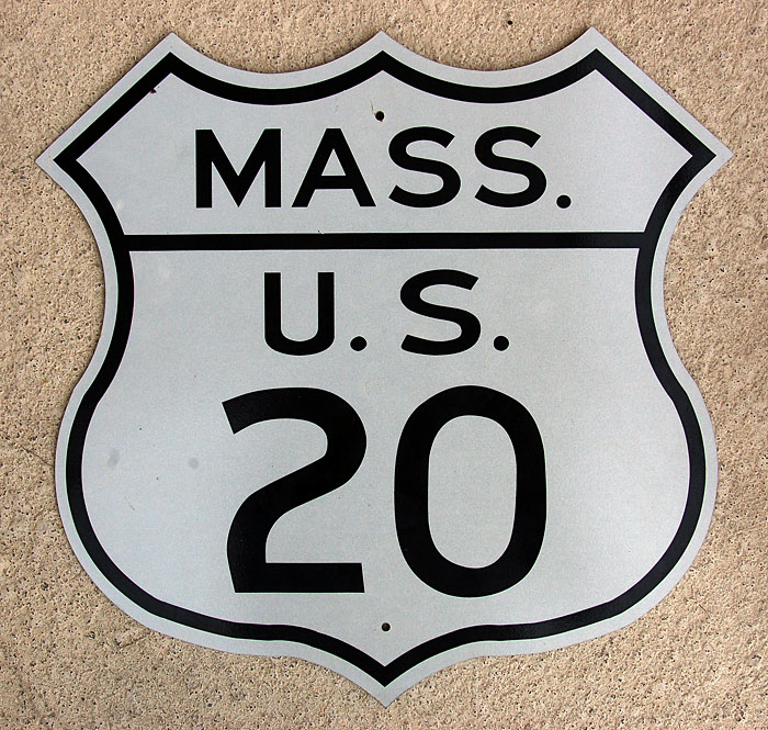 1940s highway marker.