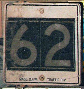 1940s highway marker.