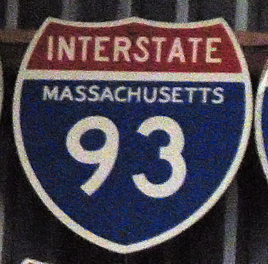 1960s highway marker.