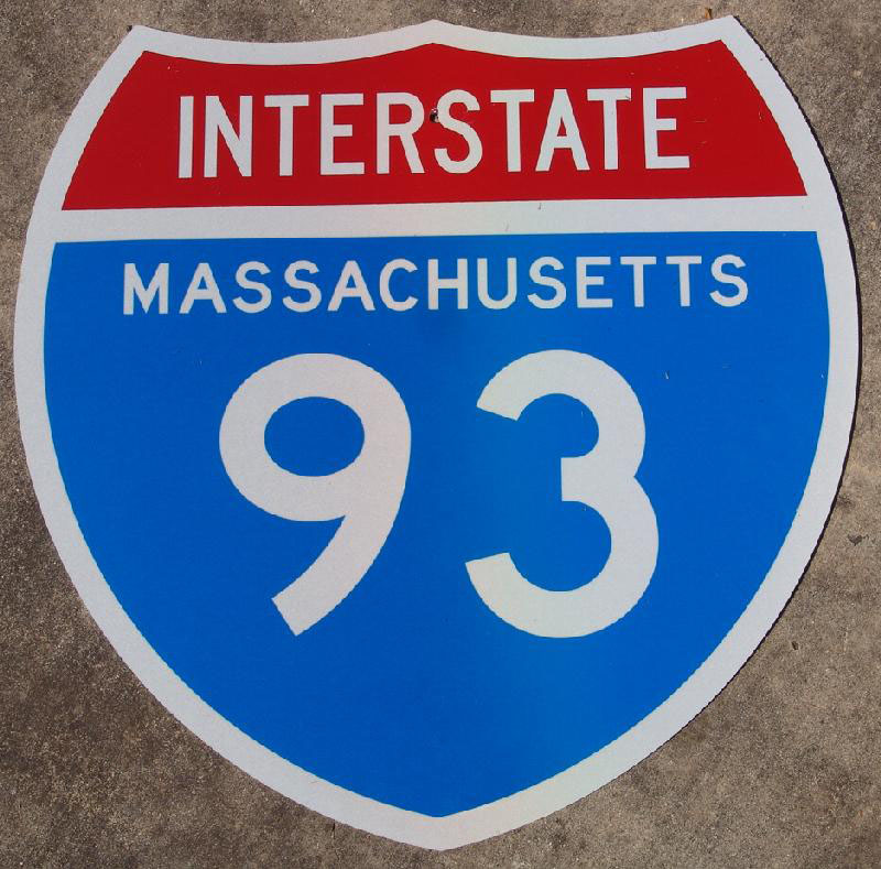 1960s highway marker.