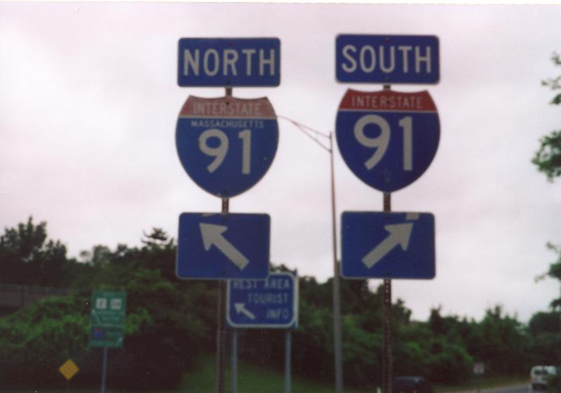 Massachusetts 2 east at Interstate 91 in Greenfield.