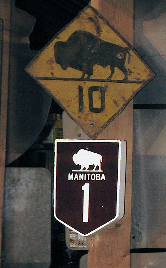 1920s highway marker.