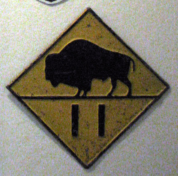 1920s highway marker.