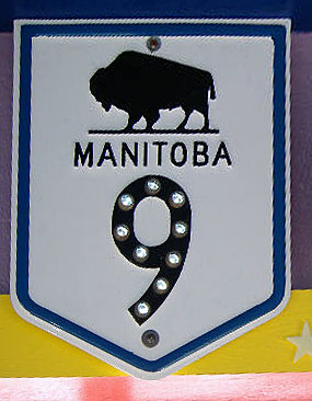 1950s highway marker.