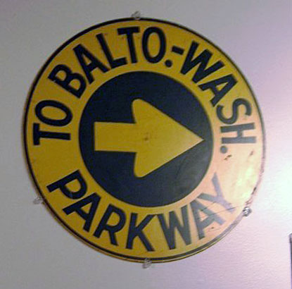 On the wall of a maintenance shop in Maryland.