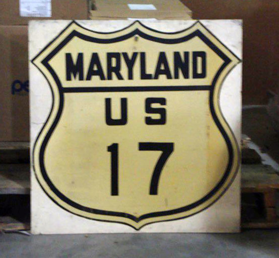 At a Maryland sign shop.