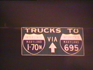 U.S. 40 westbound in Baltimore.