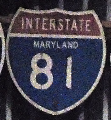 1960s highway marker.