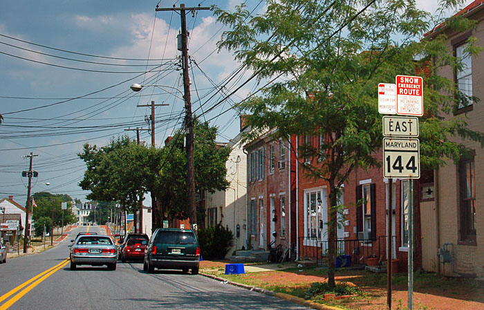 State route 144 is old US-40 in Frederick.