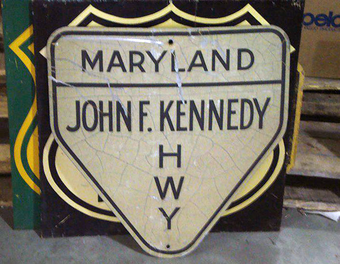 At a Maryland sign shop.