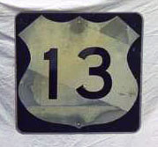 1960s highway marker.