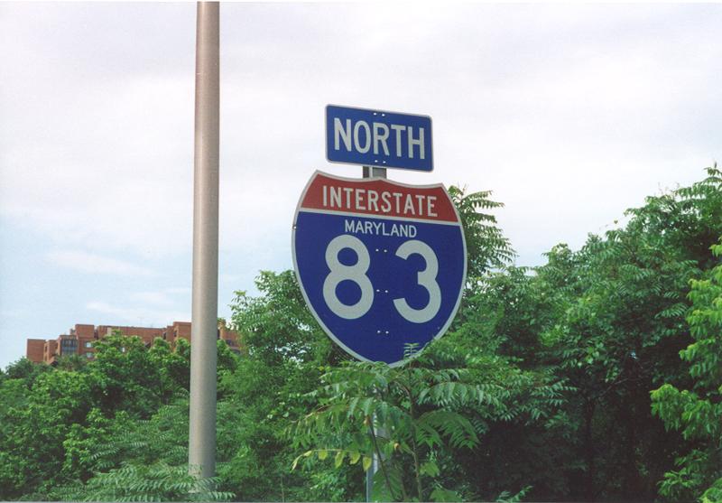 Northbound in city of Baltimore.