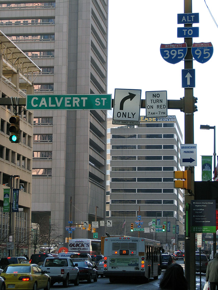 Downtown Baltimore.