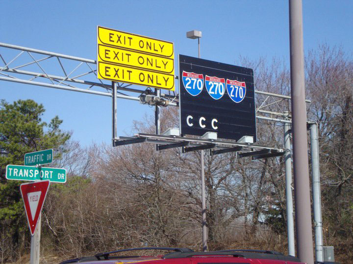 At a Maryland sign shop.