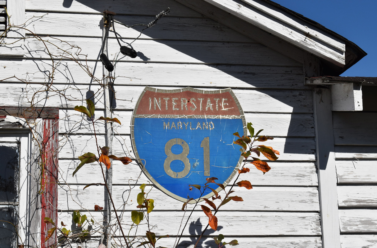 Maryland - Interstate 81 highway sign