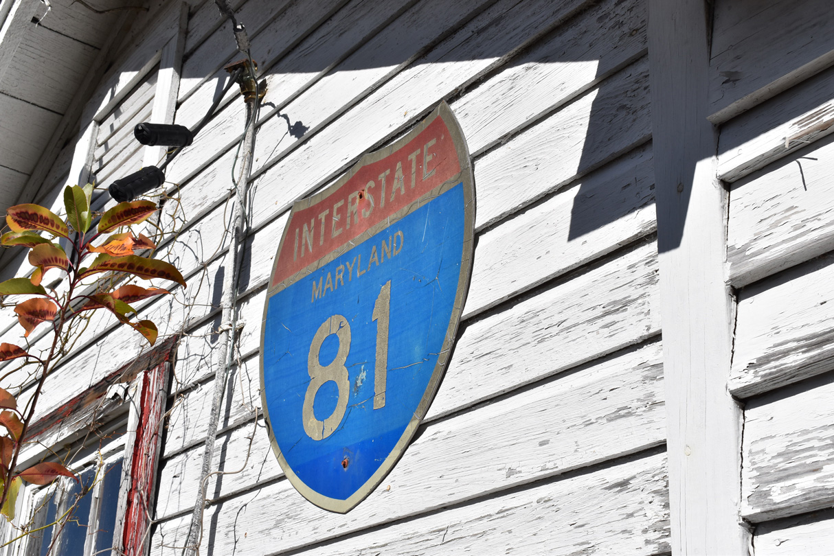 Maryland - Interstate 81 highway sign