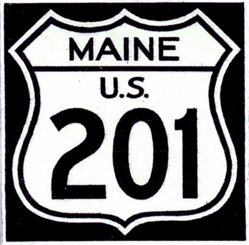 1960s highway marker.