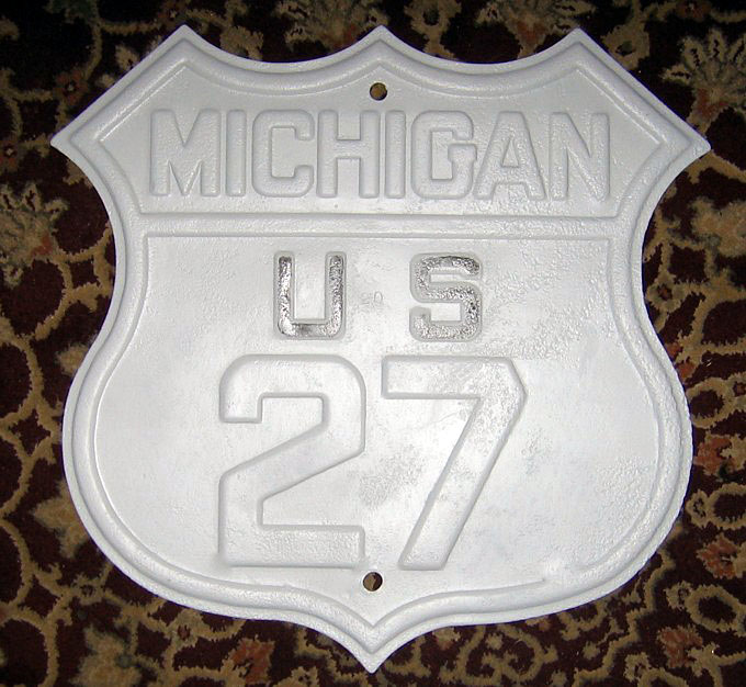 1920s highway marker.