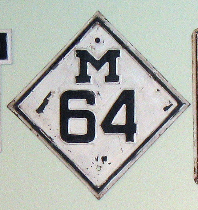 1920s highway marker.