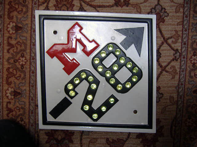 1930s highway marker.