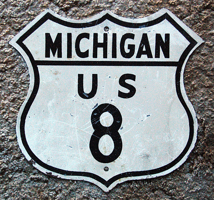 1940s highway marker.