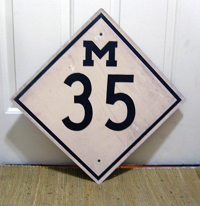 1950s highway marker.