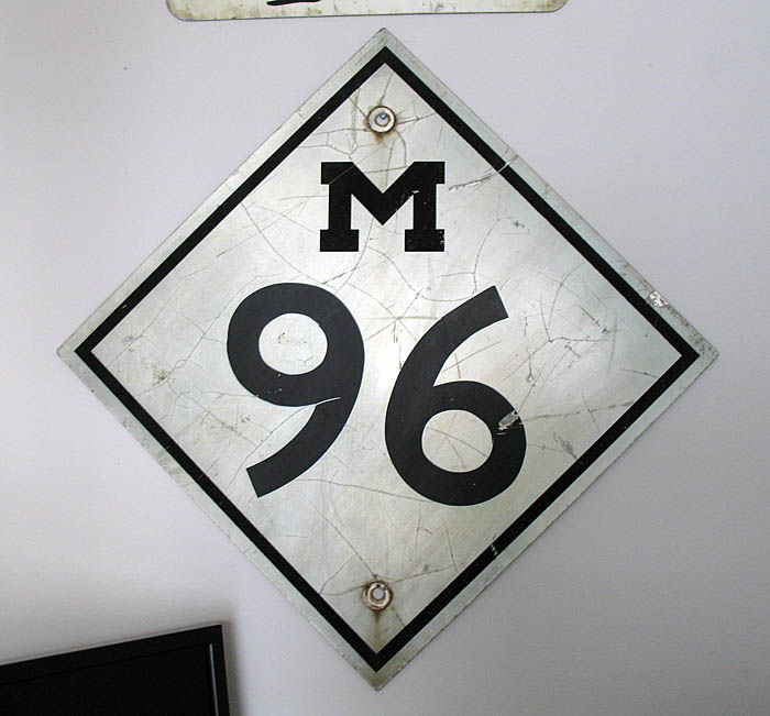 1950s highway marker.