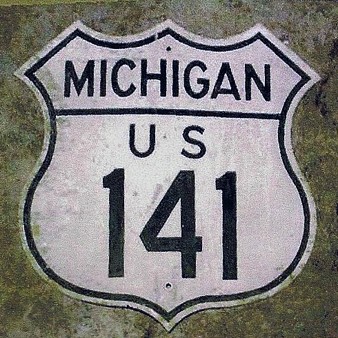 1950s highway marker.