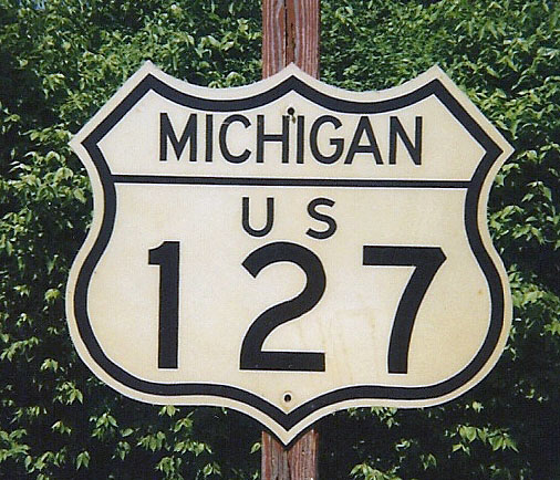 1950s highway marker.