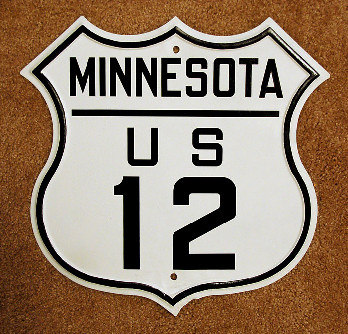 1940s highway marker.