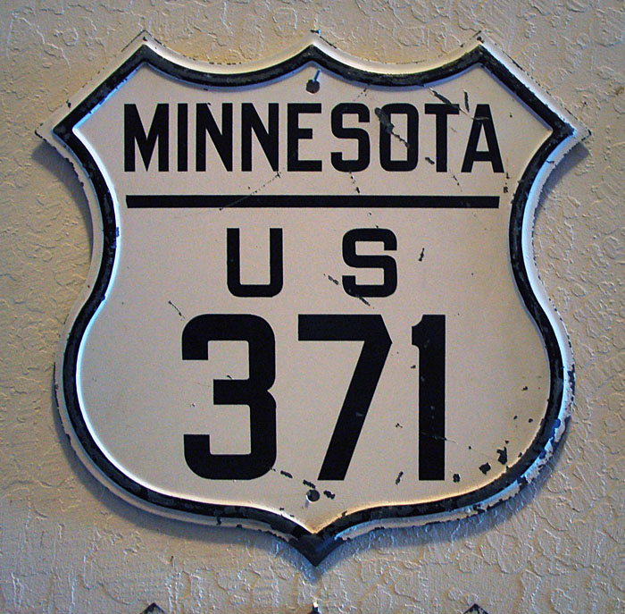 1940s highway marker.