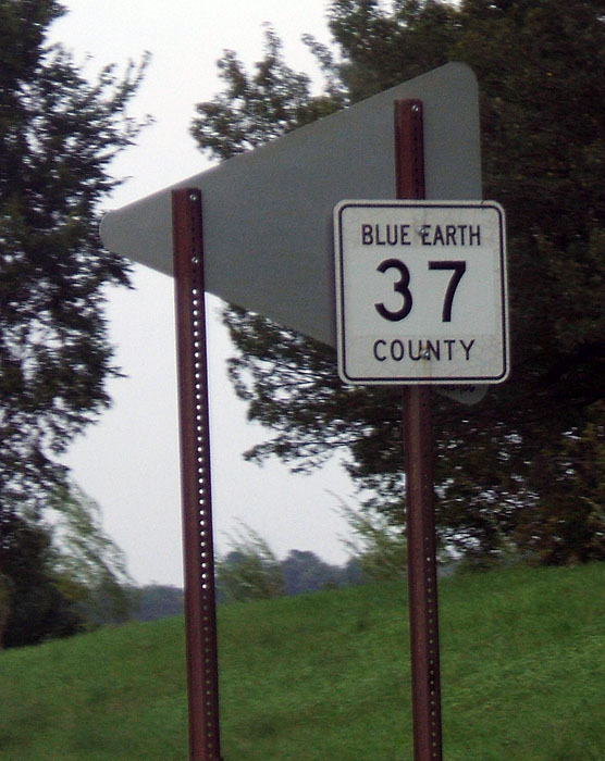 New number on a 16x16 1950s marker.